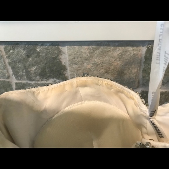 Sherri Hill sparkly white dress - Picture 7 of 8